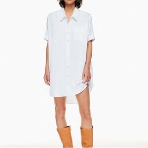 Aritzia short sleeve shirt dress wilfred free stagecoach dress